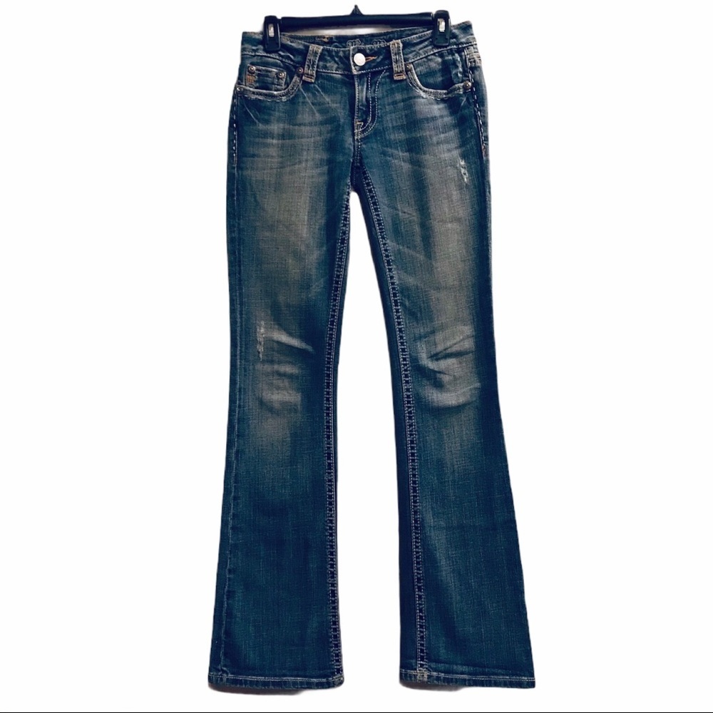 Miss Me JEANS Boot Cut Medium Wash Blue Denim
